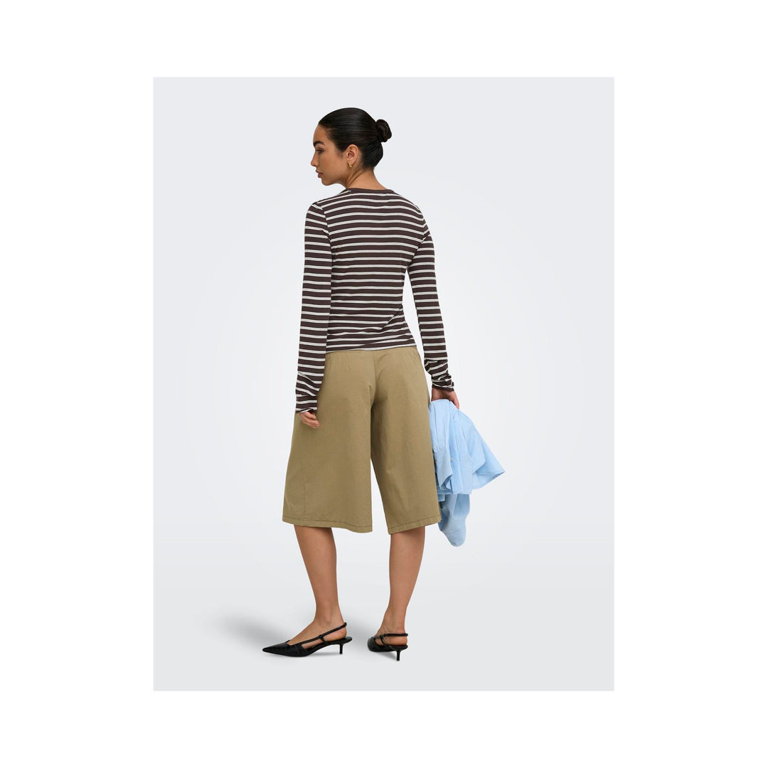 ONLY - T-SHIRT - NINA 15384045 - COFFEE BEAN