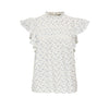 ONLY - TOP - KATTI 15337637 - CLOUD DANCER/CLARA FLOWER