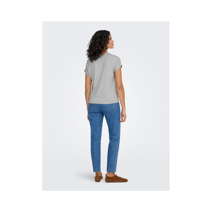 ONLY - T-SHIRT - MOSTER 15106662 - LIGHT GREY MELANGE