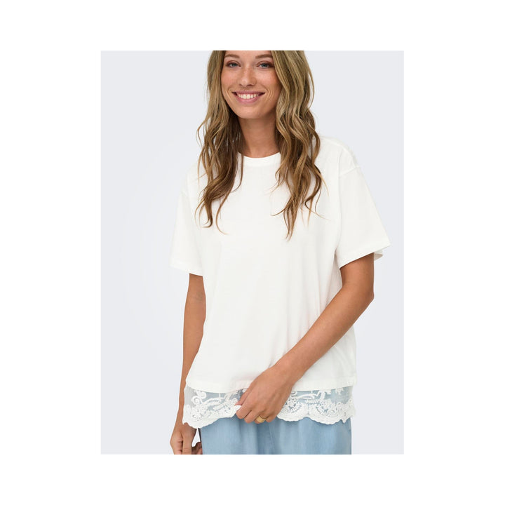 ONLY - T-SHIRT - VIVVI 15385031 - CLOUD DANCER