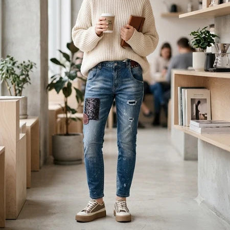 PARIS FASHION - BUKS - S WOMAN - SW1740ZP1 - DARK BLUE GARDIENT