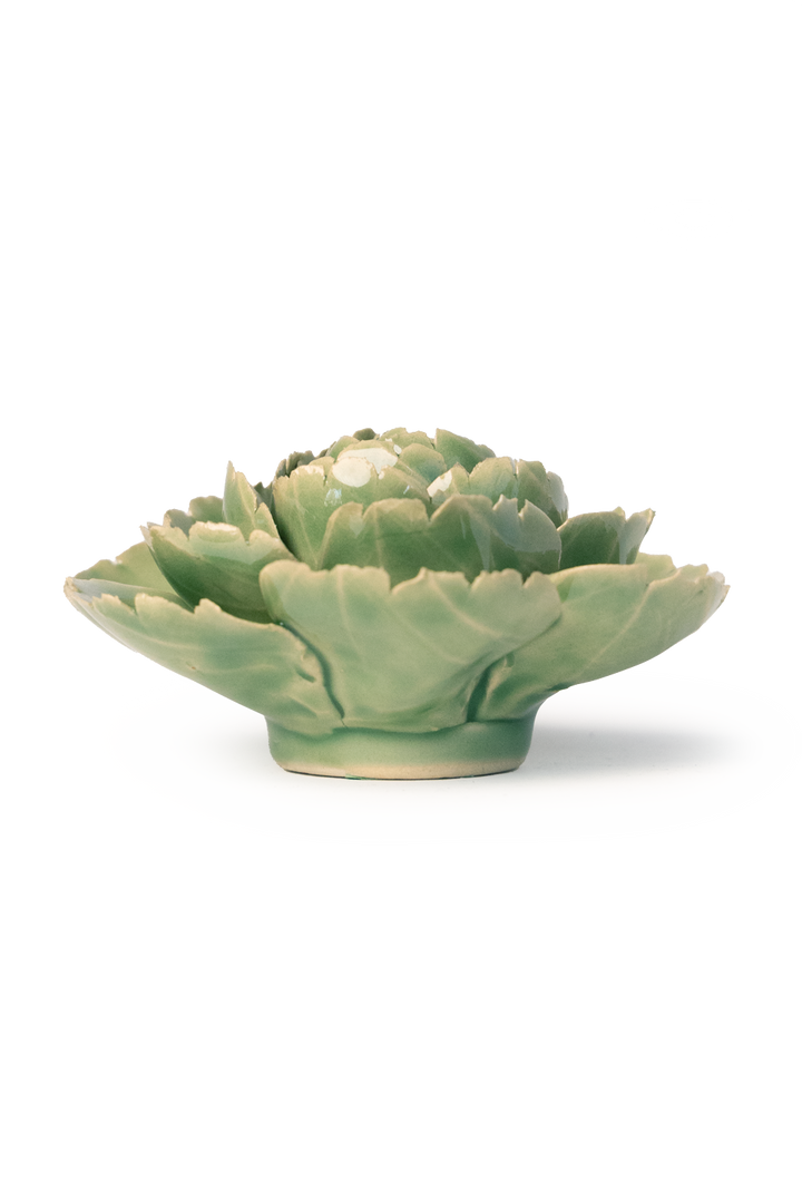 CHIVE CERAMICS - KERAMISK VÆGBLOMST - GRØN ENGELSK ROSE
