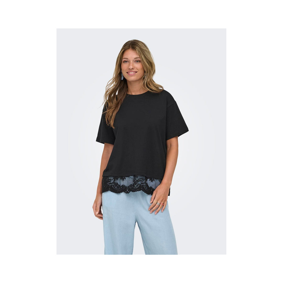 ONLY - T-SHIRT - VIVVI 15385031 - BLACK