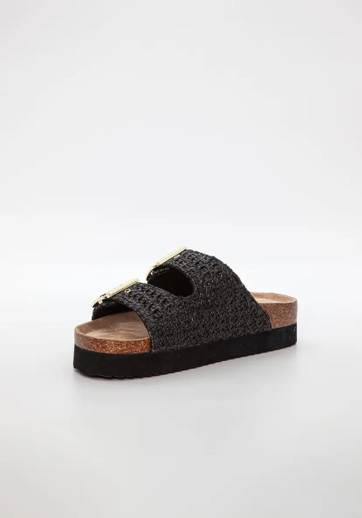 DUFFY - SANDALER -  ROMA - 8657601 - 01 BLACK