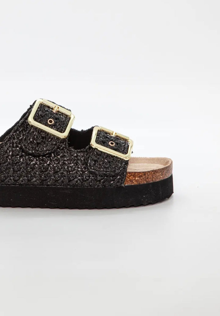 DUFFY - SANDALER -  ROMA - 8657601 - 01 BLACK