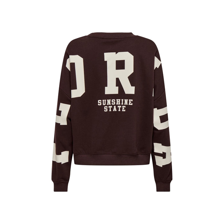 ONLY - SWEATSHIRT - LOOSE FIT O-NECK 15356793 - VINEYARD WINE