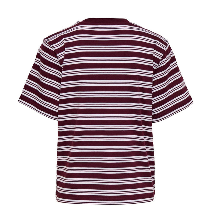 ONLY - T-SHIRT - LIVINA 15272227 - BURGUNDY