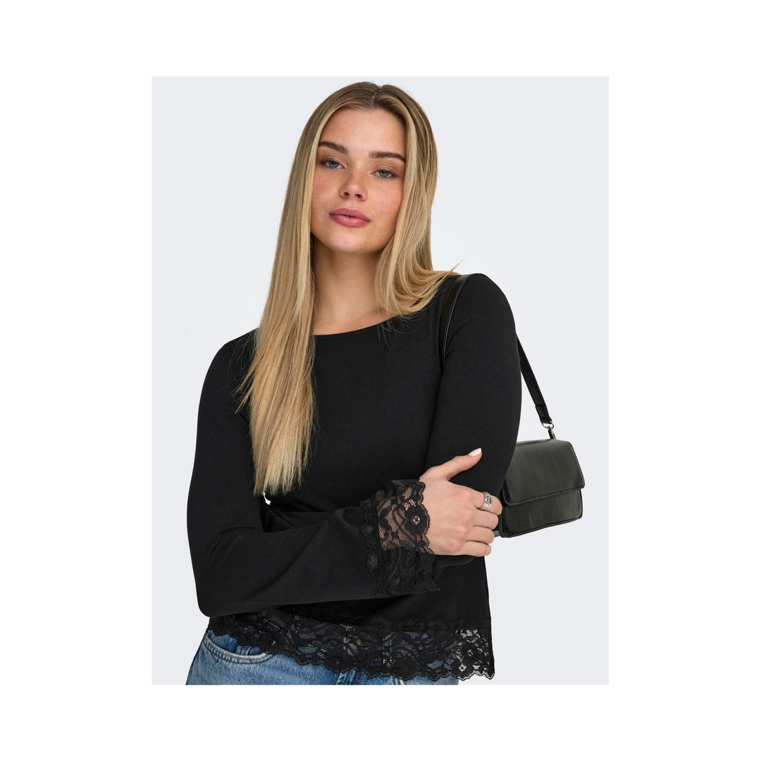 ONLY - TOP - LIVE LOVE 15385106 - BLACK