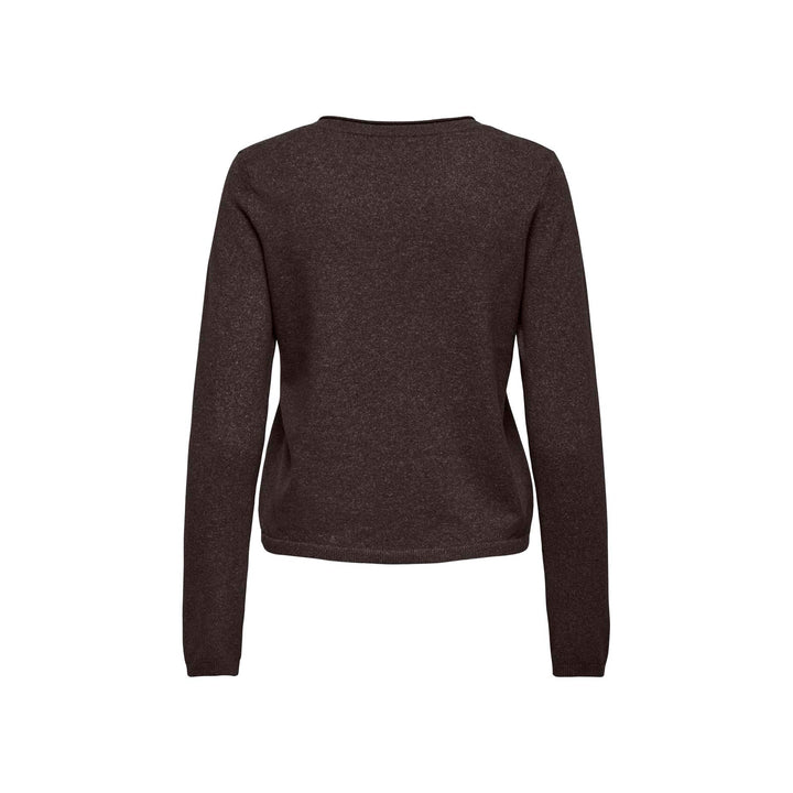 ONLY - STRIK - LOYAL V-NECK 15368957 - CHOCOLATE TORTE MELANGE