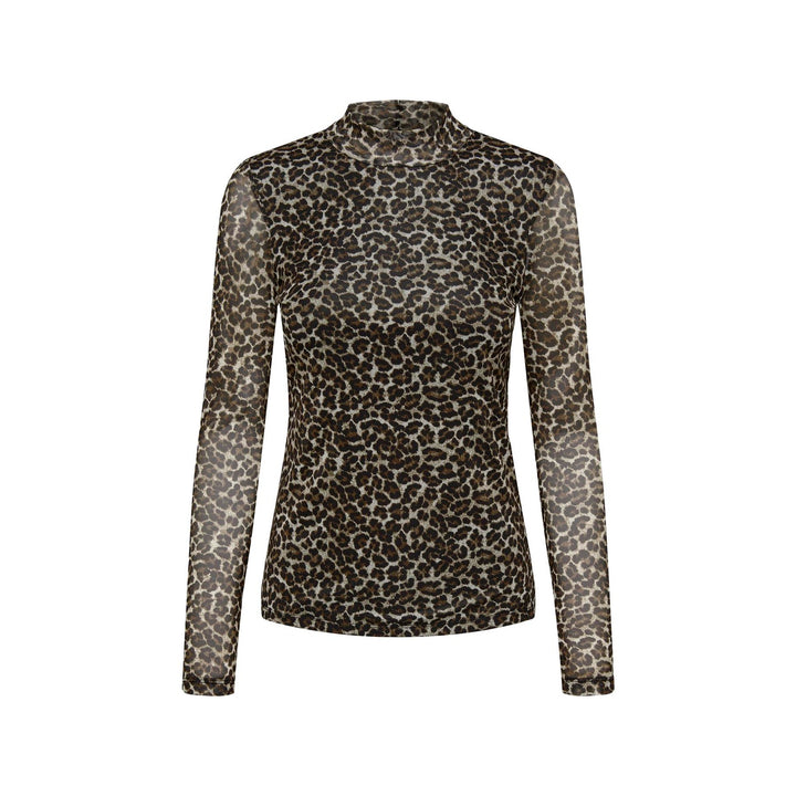 ONLY - MESHBLUSE - ERICA 15141298 - PUMICE STONE/EVERYDAY LEO
