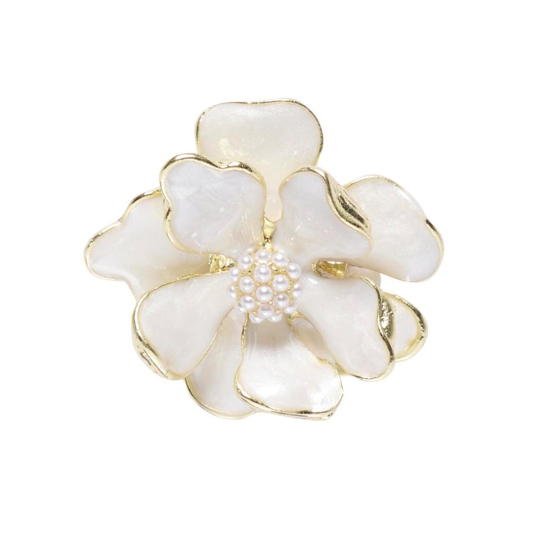 ONLY - BROCHE - MAYRA 15383207 - GOLD COLOUR FLOWER