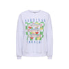 ONLY - SWEATSHIRT - DEBORAH NEW 15376113 - LIGHT GREY MELANGE/SARDINAS PRINT