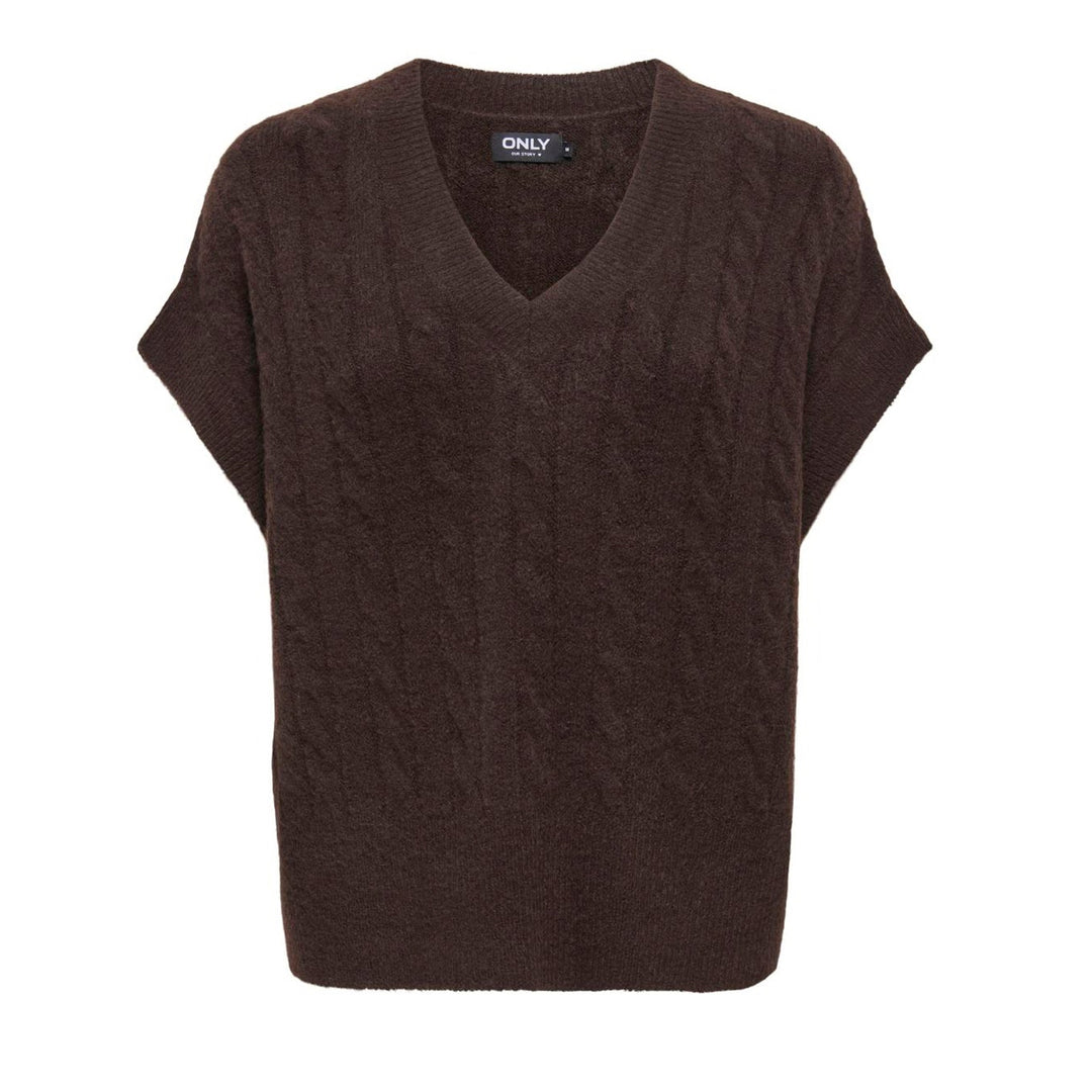 ONLY - VEST - MELODY 15249328 - COFFEE BEAN