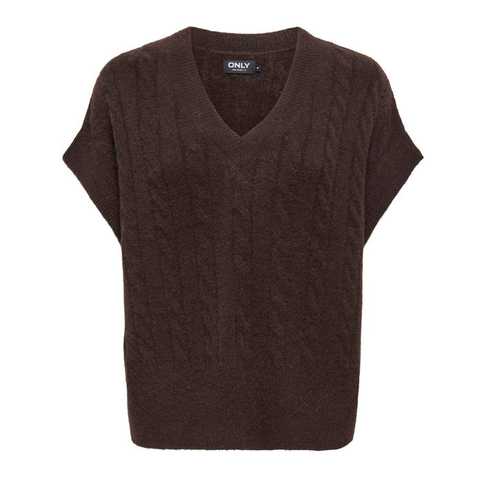 ONLY - VEST - MELODY 15249328 - COFFEE BEAN