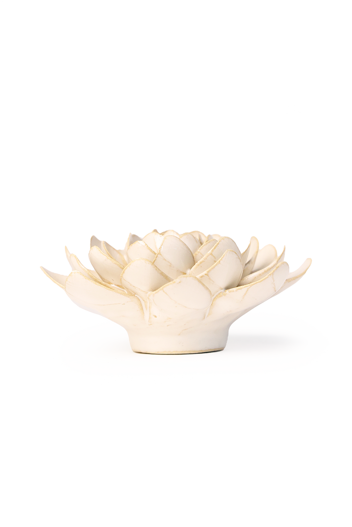 CHIVE CERAMICS - KERAMISK VÆGBLOMST - ELFENBENSHVID VINTERGÆK