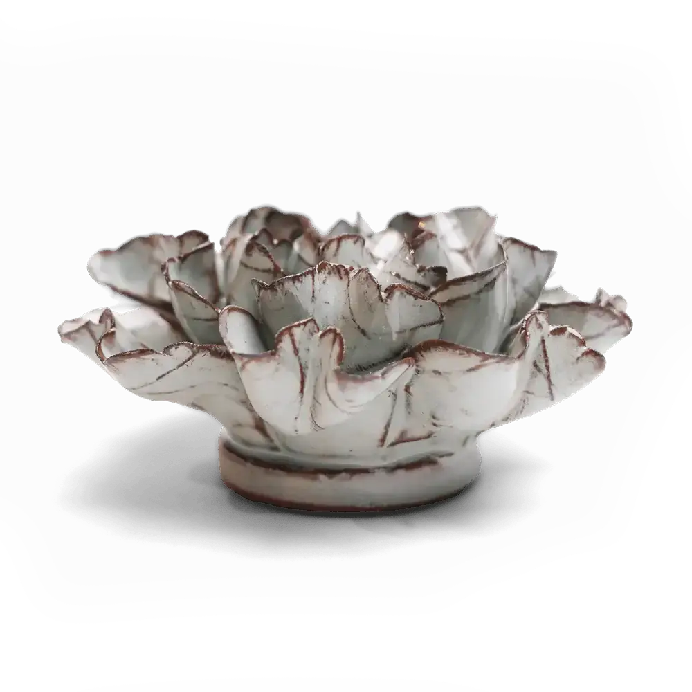 CHIVE CERAMICS - KERAMISK VÆGBLOMST - CHOCOLATE MINT ECHO LISIANTHUS