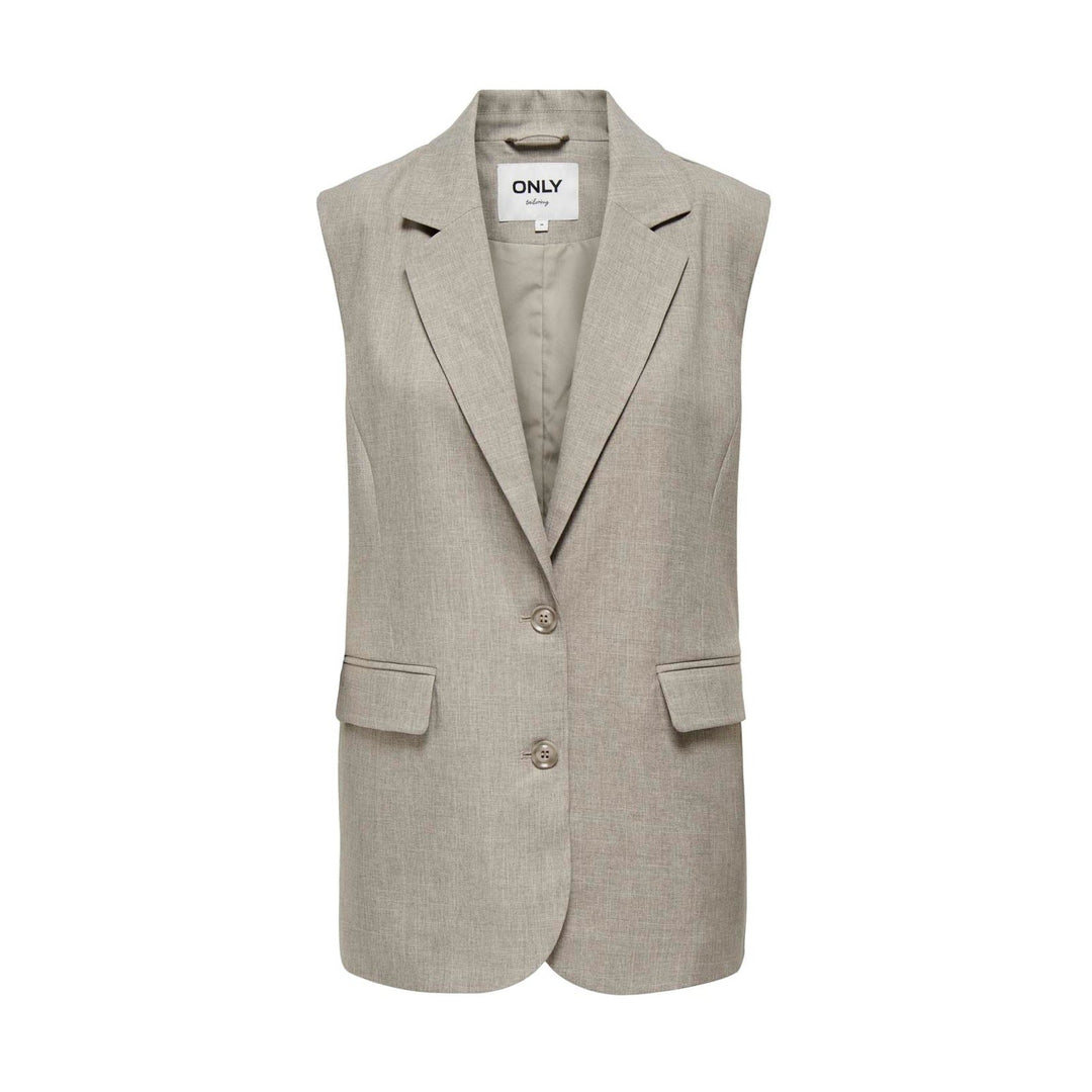 ONLY - VEST - LINDA 15314265 - FUNGI MELANGE