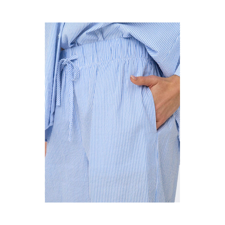 ONLY - SHORTS - AUGUSTA 15347659 - CLOUD DANCER/BLUE STRIPES