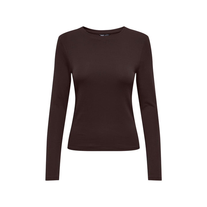 ONLY - T-SHIRT - RILEY 15323159 - BLACK COFFEE
