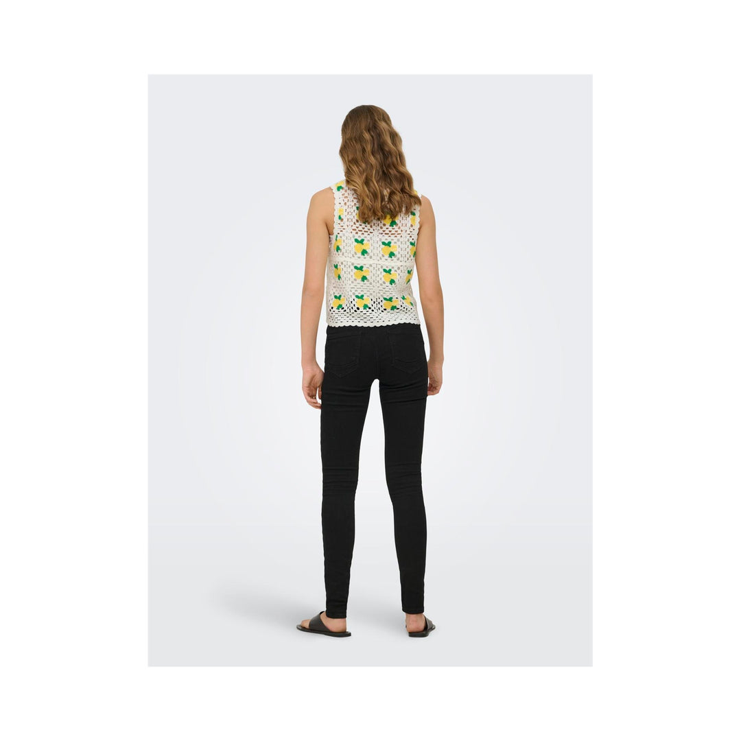 ONLY - TOP - EMMA 15377091 - BIRCH LEMON/YARROW/JELLY BEAN