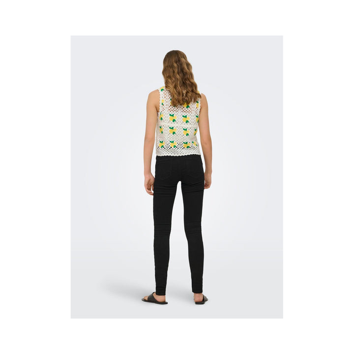 ONLY - TOP - EMMA 15377091 - BIRCH LEMON/YARROW/JELLY BEAN