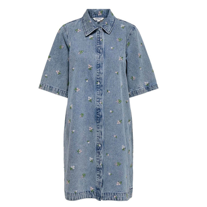 ONLY - KJOLE - VERA-BELLE 15373590 - LIGHT BLUE DENIM