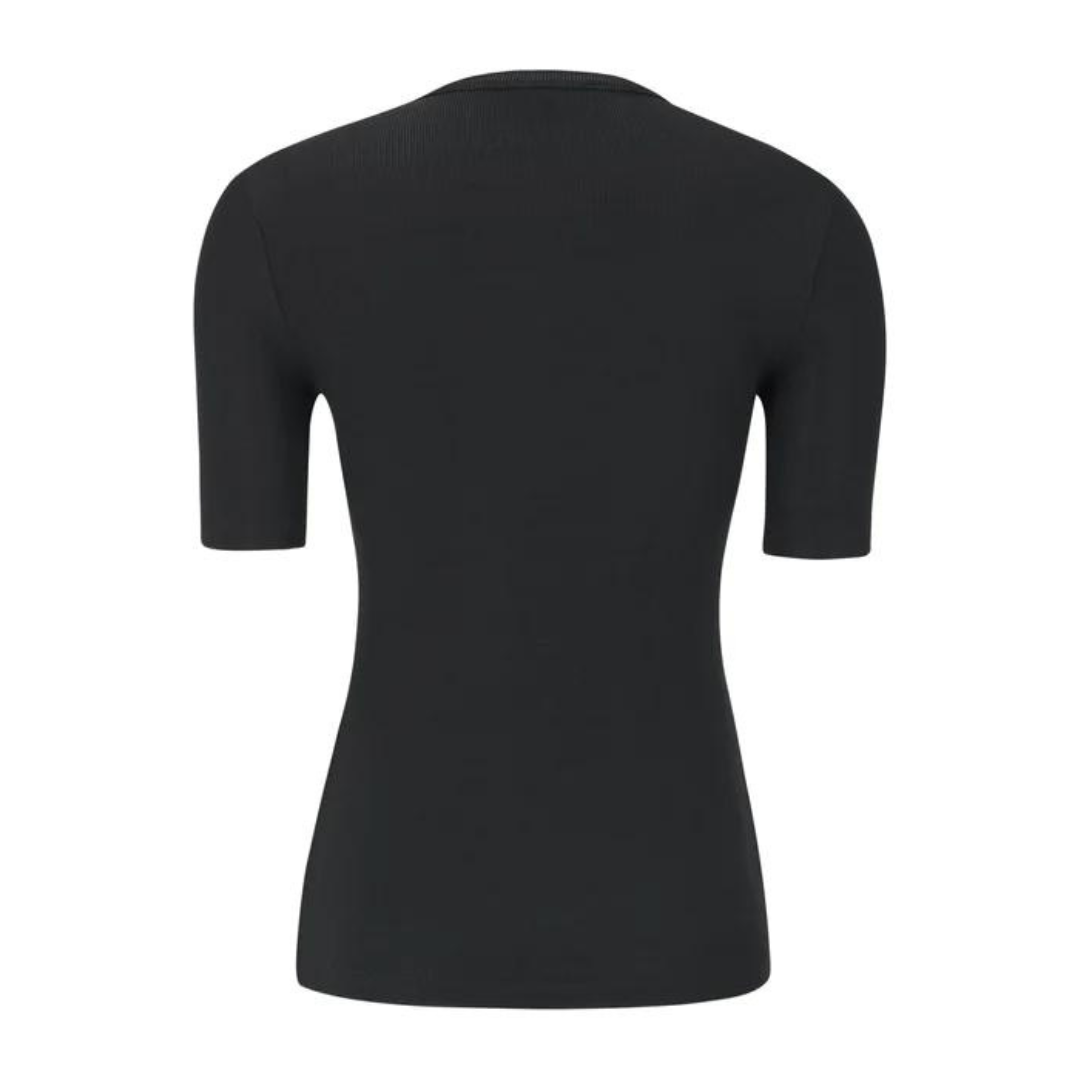 SOFT REBELS - T-SHIRT - FENJA SR423-302 - SORT