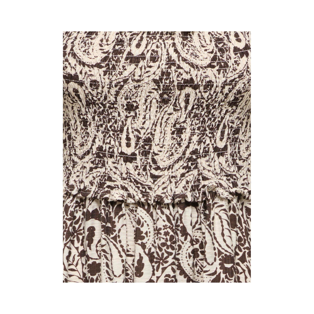 ONLY - KJOLE - LUMIRA 15382450 - PUMICE STONE/HOT FUGDE PAISLEY