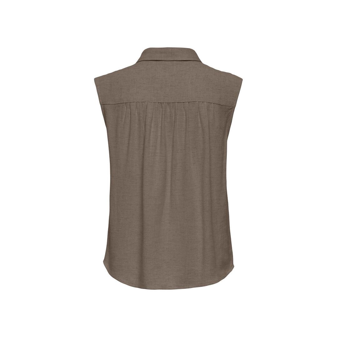 ONLY - SKJORTE - SIESTA 15367416 - WALNUT