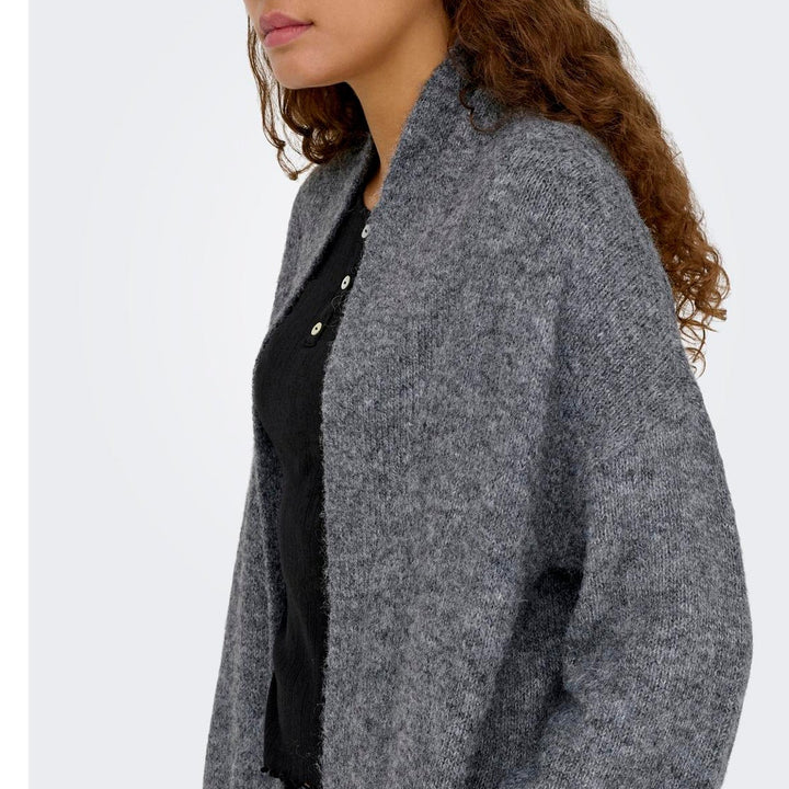 ONLY - COATIGAN - AZU 15350973 - MEDIUM GREY MELANGE