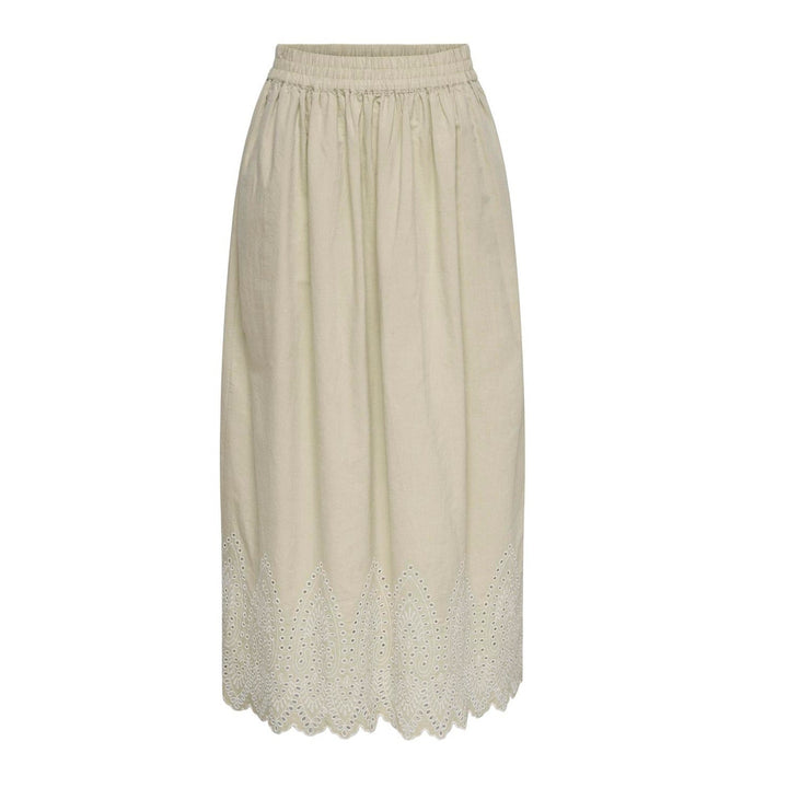 ONLY - NEDERDEL - TULUM 15343177 - OLIVE GRAY/BRIGHT WHITE EMBROIDERY