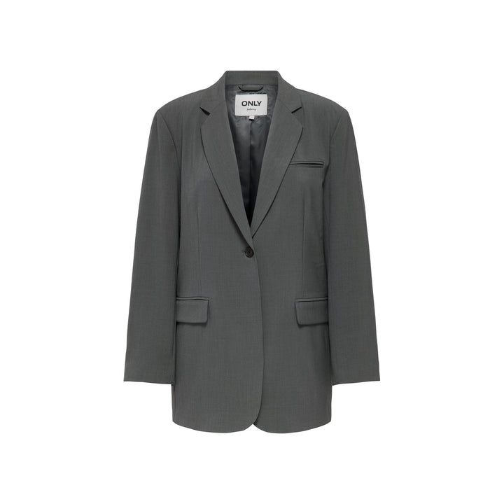 ONLY - BLAZER - SVEA LIFE OVERSIZE - 15351075 - DARK GREY MELLANGE