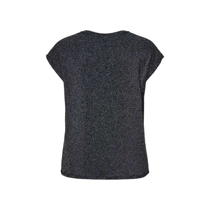 ONLY - TOP - CAROL 15360960 - BLACK/SILVER GLITTER