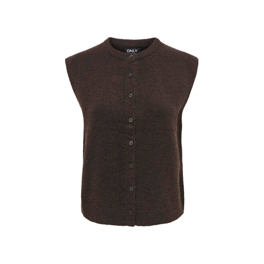 ONLY - VEST - SIMONI 15381355 - COFFEE BEAN