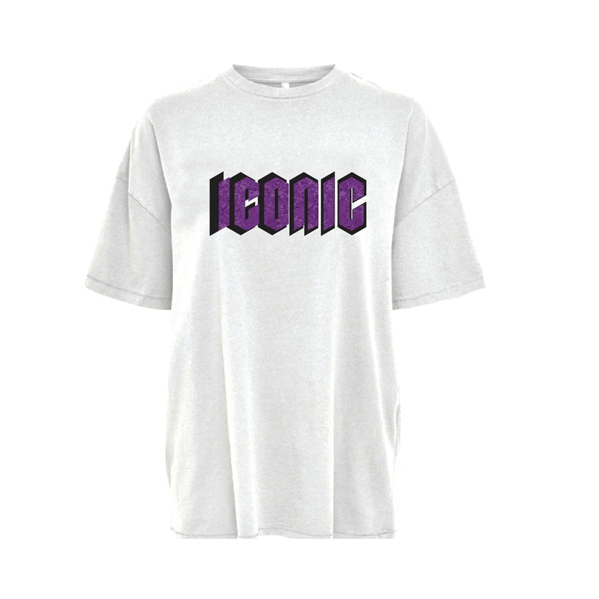 ONLY - T-SHIRT - PURI 15368612 - BRIGHT WHITE/ICONIC PRINT