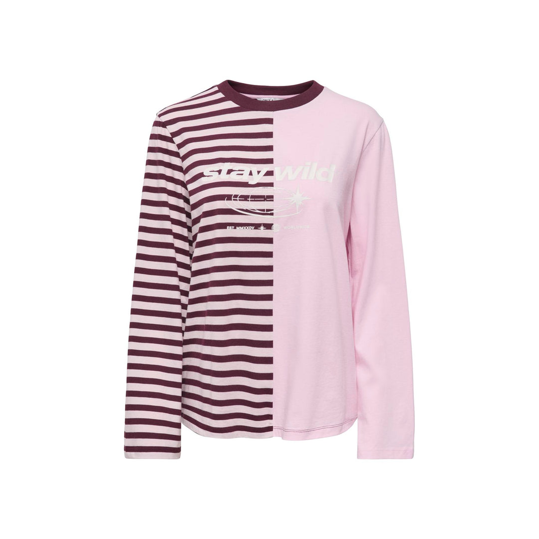 ONLY - T-SHIRT - AVA 15397922 - CHALK PINK