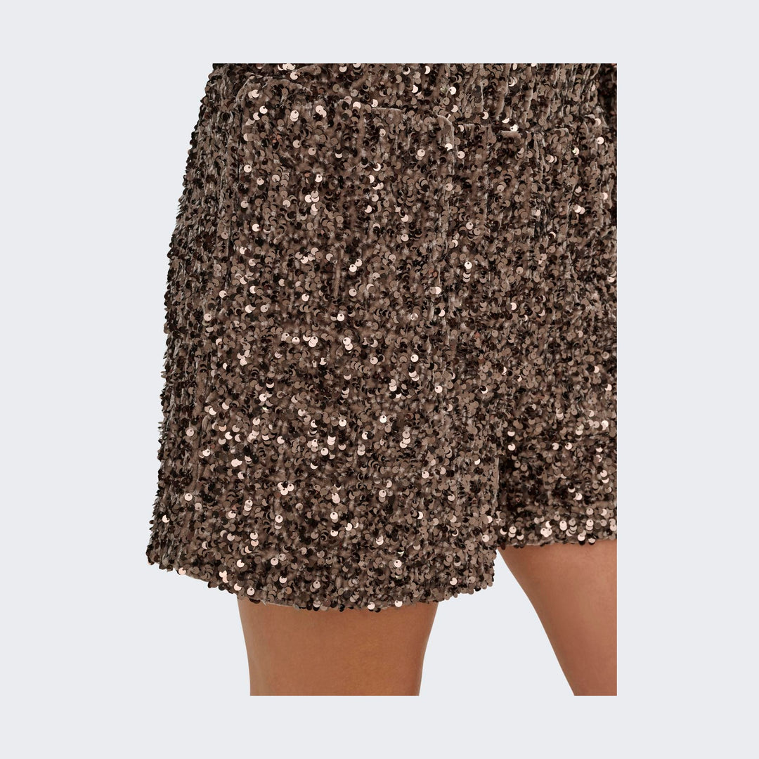 ONLY - SHORTS - CONFIDENCE 15360164 - MOUNTAIN TRAIL SEQUINS