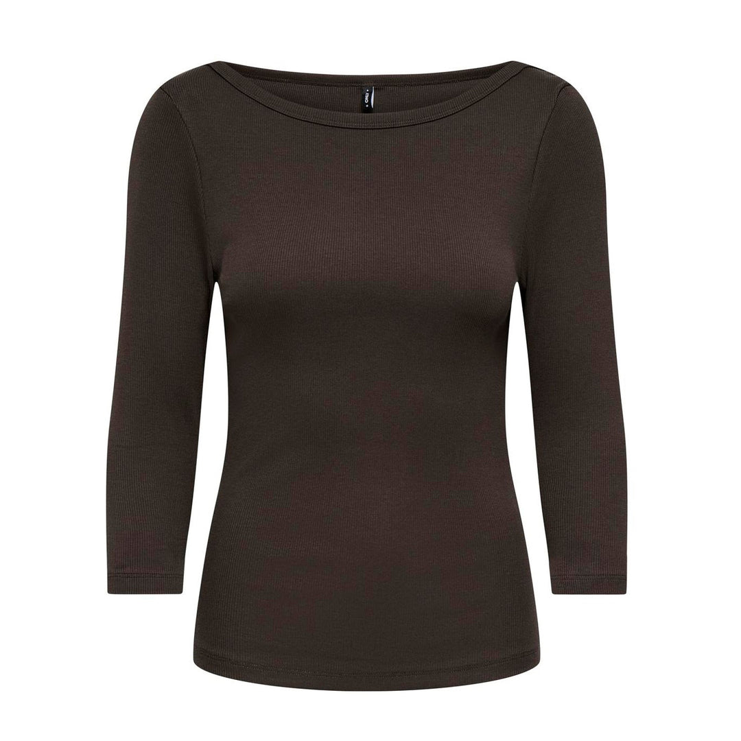 ONLY - TOP - KATHLINE 15392970 - COFFEE BEAN
