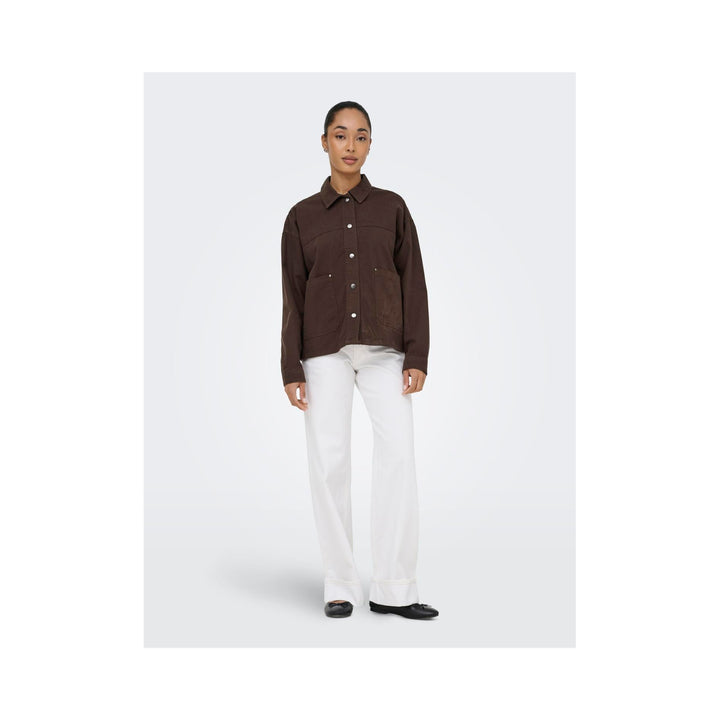ONLY - JAKKE - SIERRA TWILL 15377209 - CHICORY COFFEE