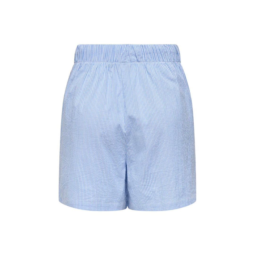 ONLY - SHORTS - AUGUSTA 15347659 - CLOUD DANCER/BLUE STRIPES
