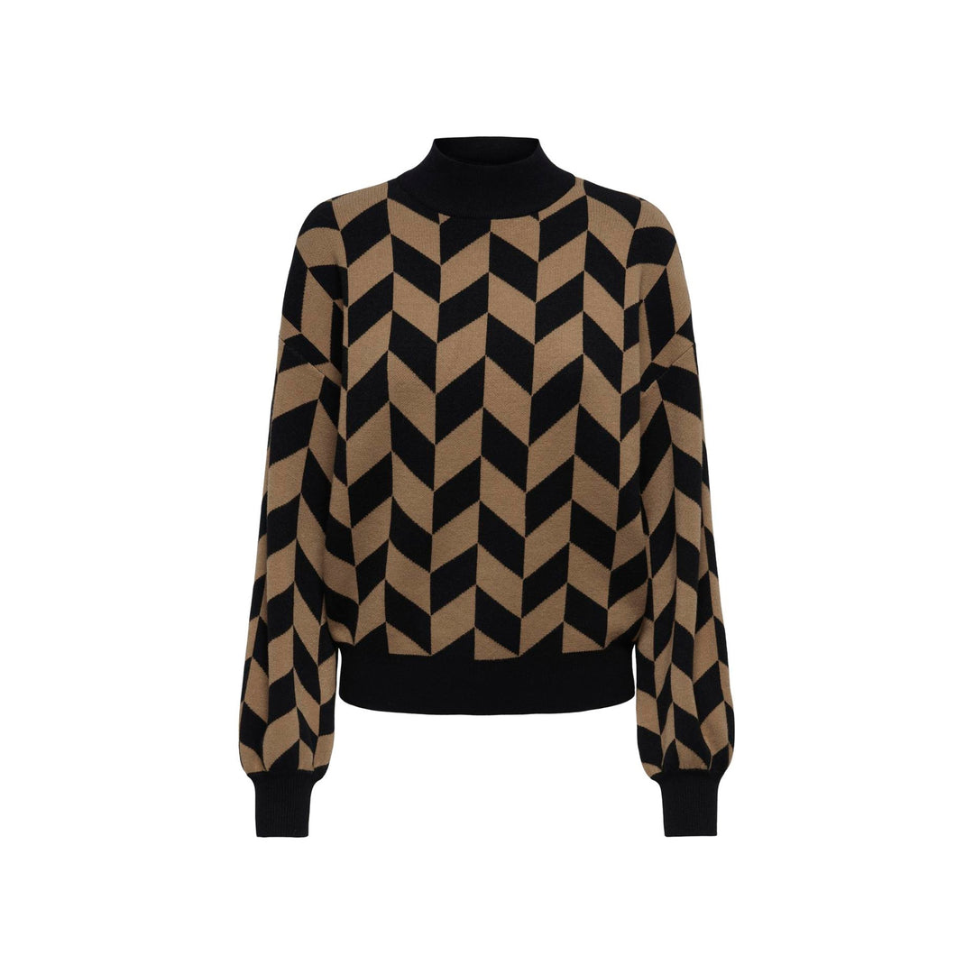 ONLY - STRIKTRØJE - ENYA 15302262 - BLACK