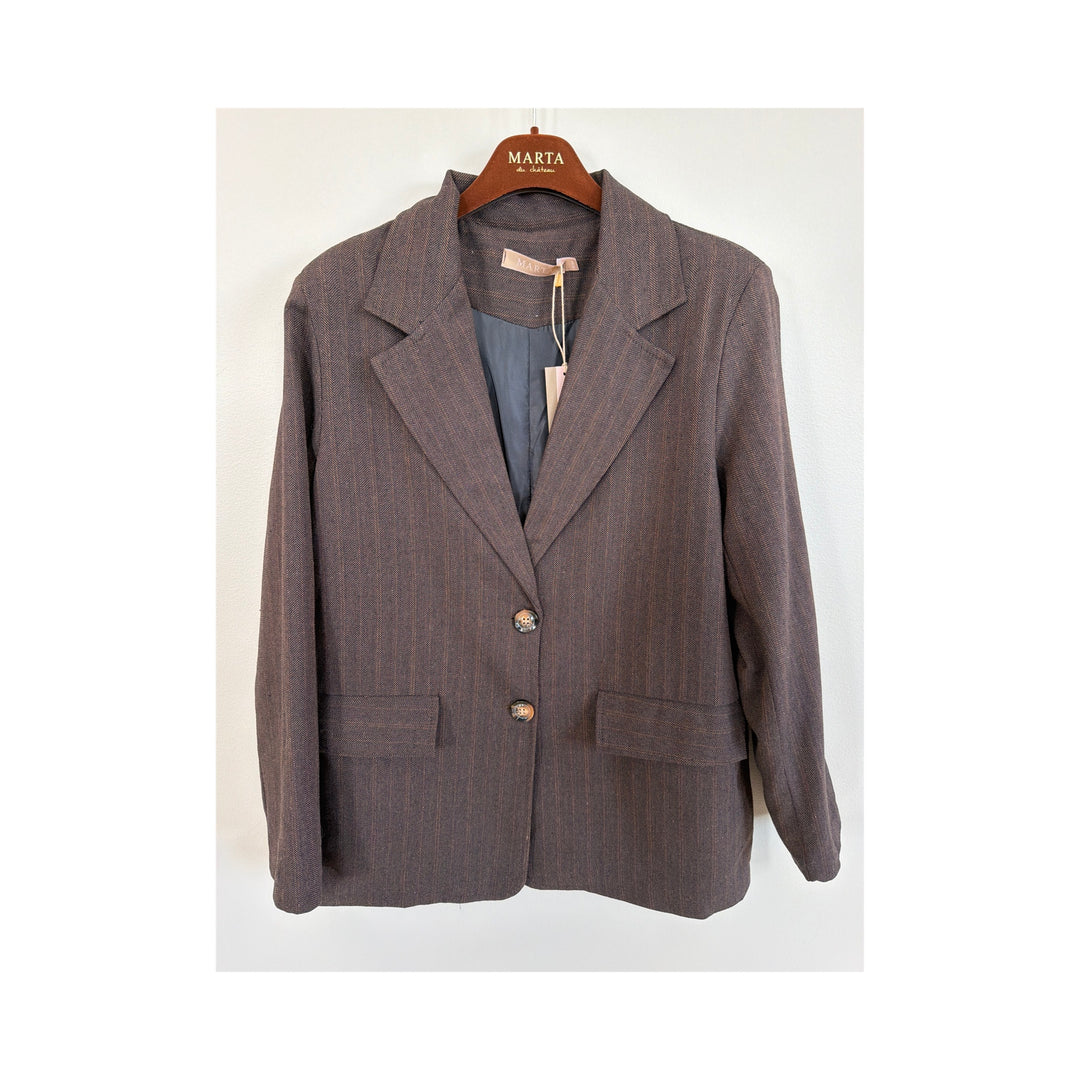 MARTA DU CHATEAU - BLAZER - SENNA 8870 - MORO