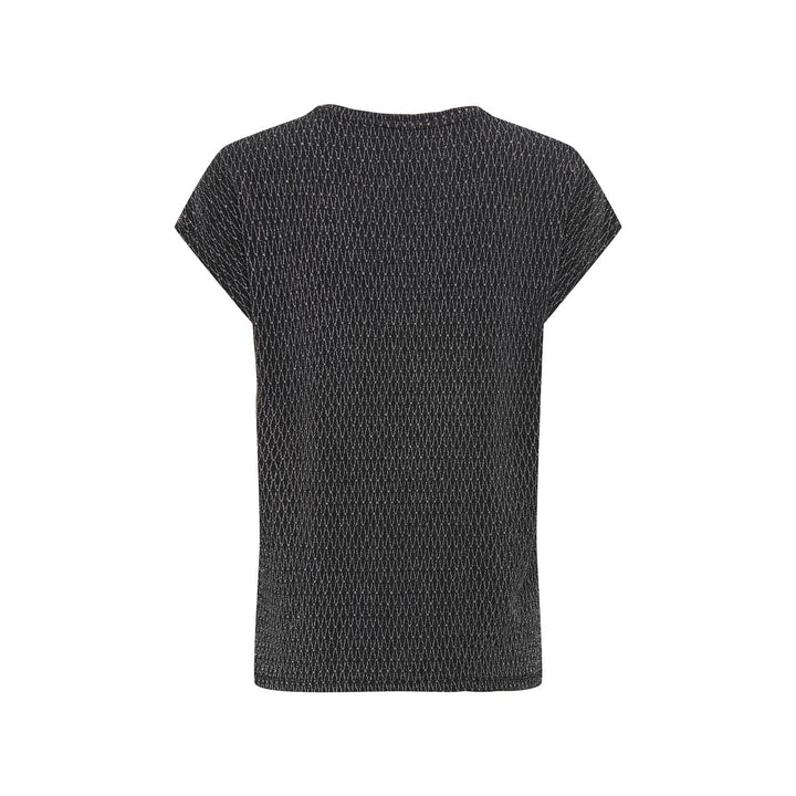 ONLY - TOP - CAROL 15360960 - BLACK/HARLEKIN GLITTER