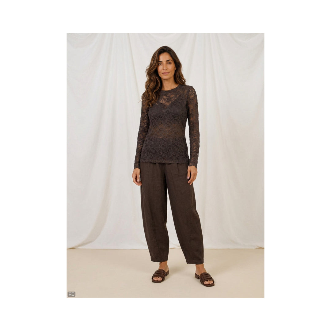 MARTA DU CHATEAU - T-SHIRT - PRIMULA 8941 - MORO