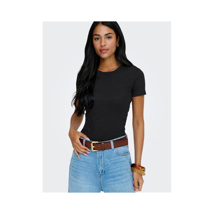 ONLY - T-SHIRT - VAL 15369240 - SORT