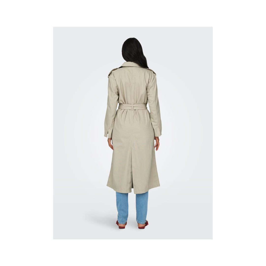 ONLY - TRENCHCOAT - MANILA 15322444 - PUMICE STONE