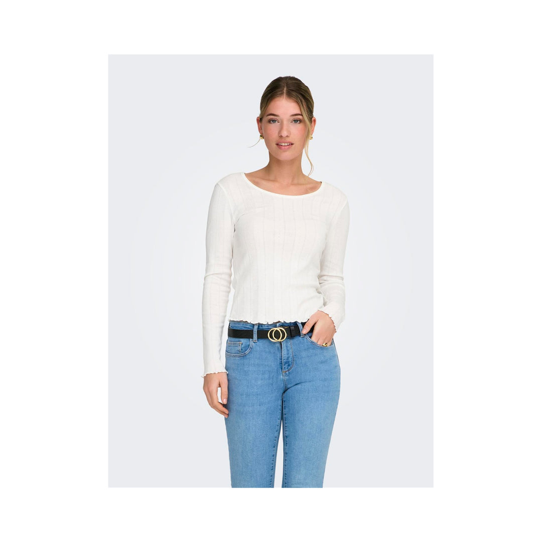 ONLY - BLUSE - TENNA 15367553 - CLOUD DANCER
