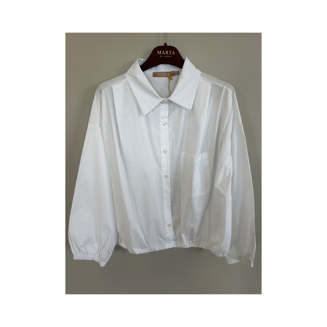 MARTA DU CHATEAU - SKJORTE - TEMPEST 8925 - WHITE