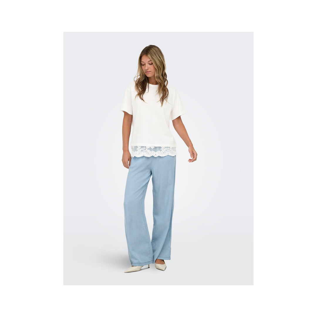ONLY - T-SHIRT - VIVVI 15385031 - CLOUD DANCER