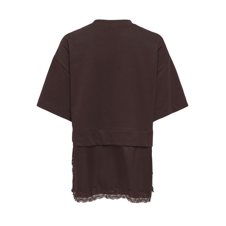 ONLY - T-SHIRT - MEXA 15382176 - BLACK COFFEE